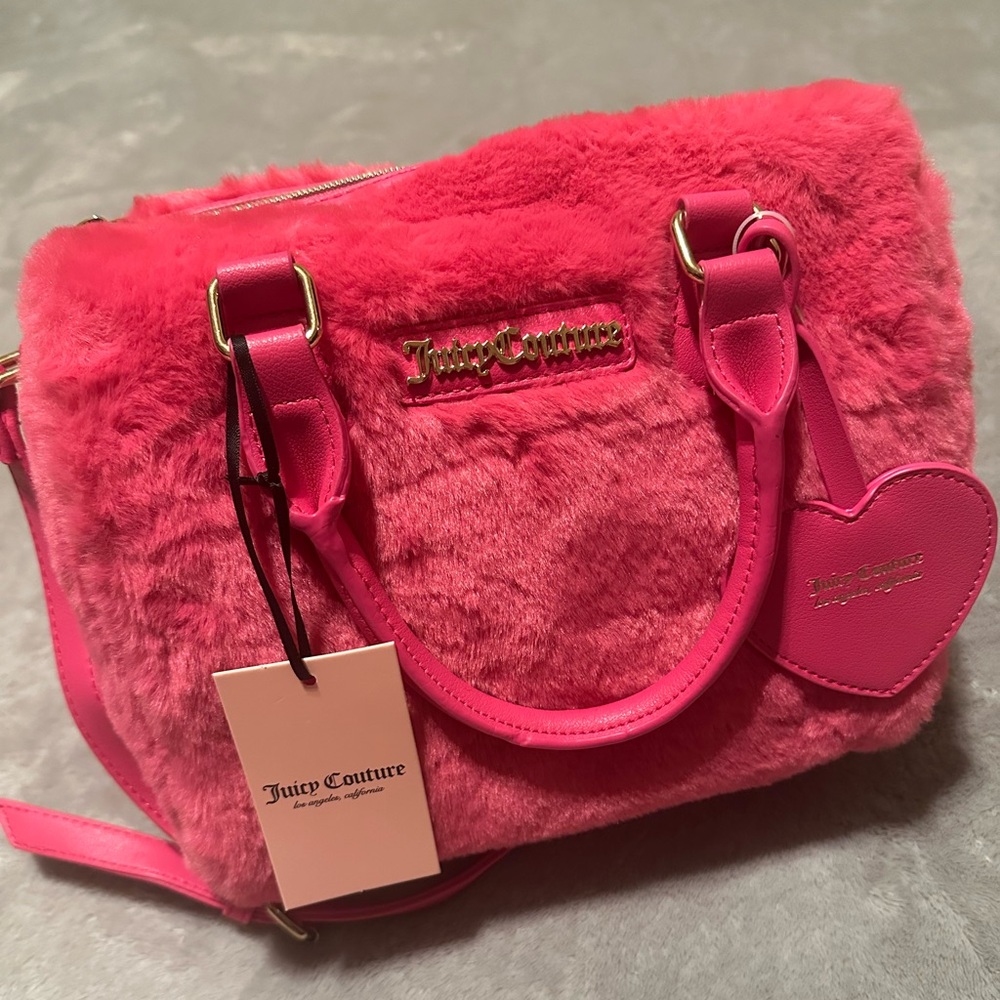 Juicy couture furry handbag
